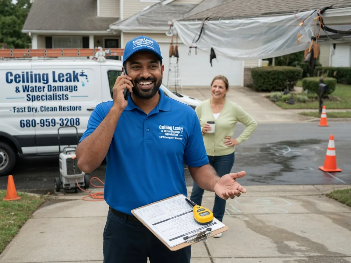 Ceiling Leak Cleanup Clarence, IA FAQs